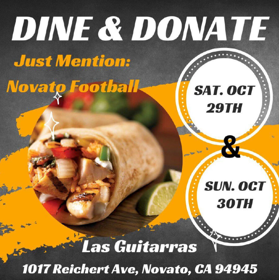 Dine & Donate for NHS Football Oct 29 & 30