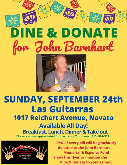 John Barnhart Memorial Dine and Donate